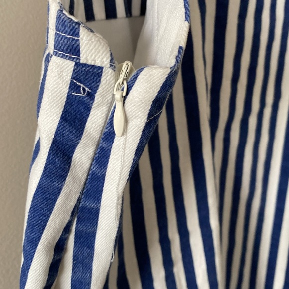 Kikot Prorsum Blue and White Striped Overalls with Dog - Picture 7 of 14
